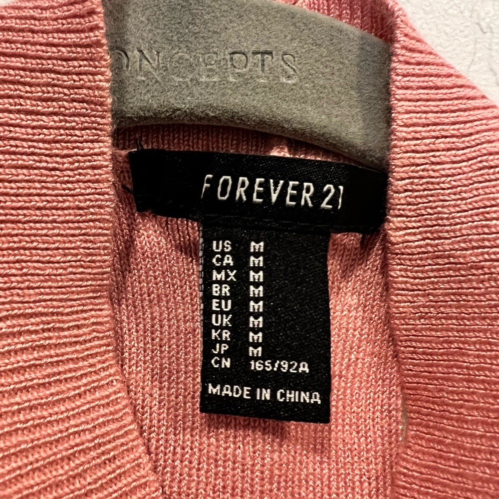 Forever 21 bodycon dress, color: blush pink. - Picture 3 of 3